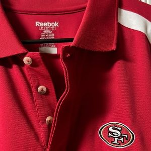 San Francisco 49ers polo short. Excellent condition. Size XL